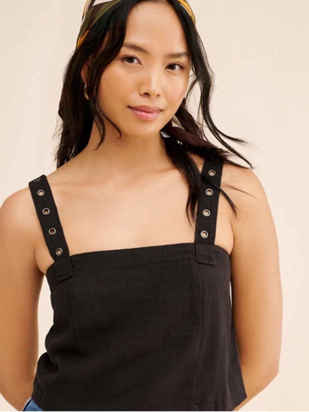 Free People • Syd Grommet Linen Tank - Picture 4 of 16